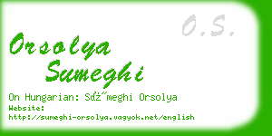 orsolya sumeghi business card